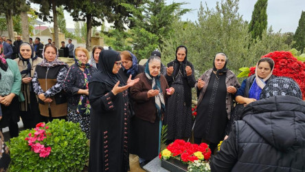 Şəhid olmuş qəhrəmanımız Həsənov İbrahim Şöhrət oğlunun il mərasimi keçirilib