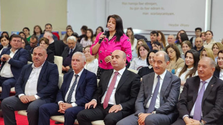 Suraxanıda xalq artisti Niyaməddin Musayev ilə görüş keçirilib