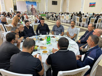 Şəhid olmuş qəhrəmanımız  Şirinov Polad Seyran oğlunun il mərasimi keçirilib