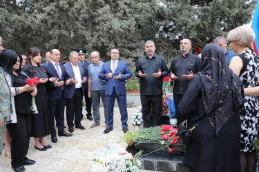 Azərbaycan Respublikasının Silahlı Qüvvələri tərəfindən Qarabağ iqtisadi rayonunda keçirilən lokal xarakterli antiterror tədbirləri zamanı şəhid olmuş ordumuzun hərbi qulluqçusu Rzayev Ramil Elçin oğlunun il mərasimi keçirilib