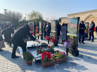 Dekabır ayının 27-si   Vətən müharibəsinin şəhidi Məmmədov İsa Nazim oğlunun anım günü qeyd edilib