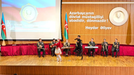 “26 iyun - Azərbaycan Respublikasının Silahlı Qüvvələri günü”münasibətilə “Azərbaycan ordusu Heydər Əliyev zəkasının işığında” adlı təntənəli tədbir keçirilib