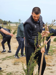 Aprelin 10-da “Heydər Əliyev İli” çərçivəsində Suraxanı Rayon İcra Hakimiyyətinin təşkilatçılığı ilə Qarabağ Futbol Klubu ilə birgə Zığ qəsəbəsi, Dədə Qorqud yaşayış sahəsində Ulu Öndər Heydər Əliyevin anadan olmasının 100 illiyinə həsr olunmuş ağacəkmə aksiyası keçirilib