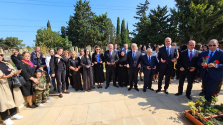 27 Sentyabr - Yeni Suraxanı qəsəbə qəbiristanlığındakı Şəhidlər Xiyabanında Şəhidlərin məzarı ziyarət olununaraq gül dəstələri düzülüb, onların əziz xatirəsi ehtiramla yad edilərək dualar oxunub