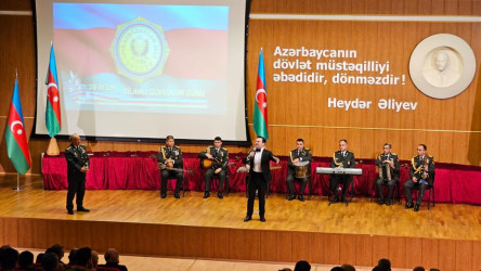 “26 iyun - Azərbaycan Respublikasının Silahlı Qüvvələri günü”münasibətilə “Azərbaycan ordusu Heydər Əliyev zəkasının işığında” adlı təntənəli tədbir keçirilib