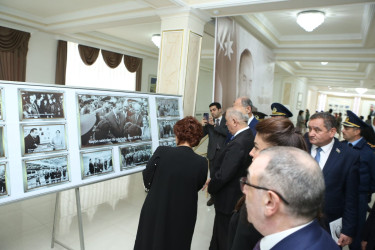 “Sərhədçi” Mədəniyyət Mərkəzində Ümummilli Lider Heydər Əliyevin anadan olmasının 100 illik yubileyi qeyd olunub