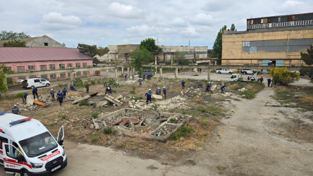 FHN-in təşkilatçılığı ilə Suraxanı rayonunda kompleks mülki müdafiə təlimi keçirilib