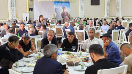 Şəhid olmuş qəhrəmanımız  Şirinov Polad Seyran oğlunun il mərasimi keçirilib