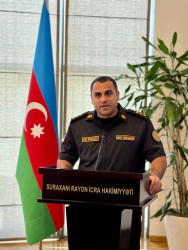 Suraxanı Rayon İcra Hakimiyyətində“Su hövzələrində insanların təhlükəsizliyinin təmin edilməsi” mövzusunda müşavirə keçirilmişdir