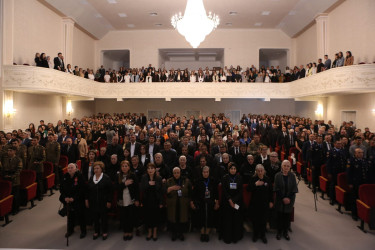 “Sərhədçi” Mədəniyyət Mərkəzində Ümummilli Lider Heydər Əliyevin anadan olmasının 100 illik yubileyi qeyd olunub