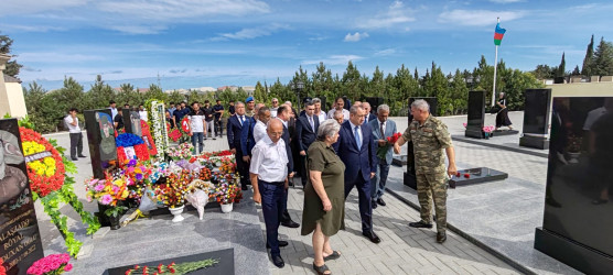 Azərbaycan Respublikasının Silahlı Qüvvələri tərəfindən Qarabağ iqtisadi rayonunda keçirilən lokal xarakterli antiterror tədbirləri zamanı Xocavənd rayonu istiqamətində şəhid olmuş ordumuzun hərbi qulluqçusu, 2003-cü il təvəllüdlü Qafarov Savalan İsfəndiyar oğlunun il mərasimi keçirilib