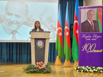 N saylı hərbi hissədə Ulu Öndər Heydər Əliyevin anadan olmasının 100 illik yubileyi münasibətilə tədbir keçirilib