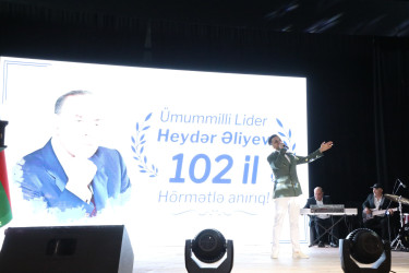 Suraxanıda Heydər Əliyevin anadan olmasının 102-ci ildönümü qeyd edildi