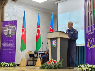 N saylı hərbi hissədə Ulu Öndər Heydər Əliyevin anadan olmasının 100 illik yubileyi münasibətilə tədbir keçirilib