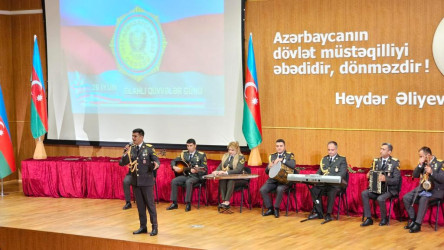 “26 iyun - Azərbaycan Respublikasının Silahlı Qüvvələri günü”münasibətilə “Azərbaycan ordusu Heydər Əliyev zəkasının işığında” adlı təntənəli tədbir keçirilib