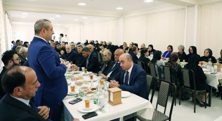 Oktyabrın 10-da Suraxanı rayonu, Qaraçuxur qəsəbəsində yerləşən "Xanım Fatimeyi-Zəhra" məscidində “Vətənpərvərlik nümunəsi: qazilik və şəhidlik məqamı” mövzusunda tədbir keçirilib