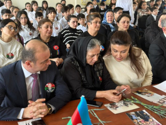 Şəhidimiz Yusubov Elzar Süleyman oğlunun doğum günü münasibətilə məzun olduğu Ə.Məmmədov adına 76 №-li tam orta məktəbdə anım tədbiri keçirilib