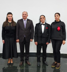 Suraxanıda xalq artisti Niyaməddin Musayev ilə görüş keçirilib