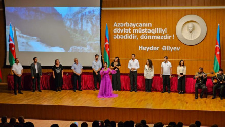 “26 iyun - Azərbaycan Respublikasının Silahlı Qüvvələri günü”münasibətilə “Azərbaycan ordusu Heydər Əliyev zəkasının işığında” adlı təntənəli tədbir keçirilib