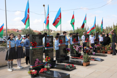 Senyabrın 26-da "27 sentyabr - Anım Günü" ilə əlaqədar Suraxanı rayonu, Yeni Suraxanı qəsəbə qəbiristanlığındakı Şəhidlər Xiyabanında Şəhidlərin məzarı ziyarət olununaraq gül dəstələri düzülüb, onların əziz xatirəsi ehtiramla yad edilərək dualar oxunub.