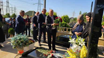 Zığ qəsəbəsi, Dədə Qorqud Qəbiristanlığındakı Şəhidlər Xiyabanında Şəhidlərimiz anılıb