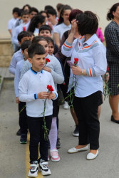 Suraxanı rayonunda Milli Qəhrəman Albert Aqarunovun xatirəsi anılıb