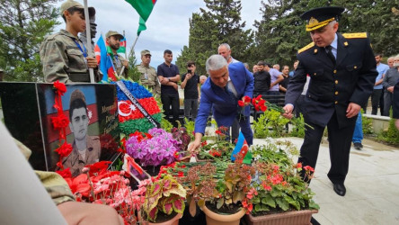 Şəhid əsgər Məmmədli Davud Fuad oğlunun 40 mərasimi keçirilib