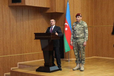 Suraxanıda “Ümummilli Lider Heydər Əliyev müstəqil Azərbaycan Konstitusiyasının müəllifidir” mövzusunda maarifləndirici tədbir keçirilib