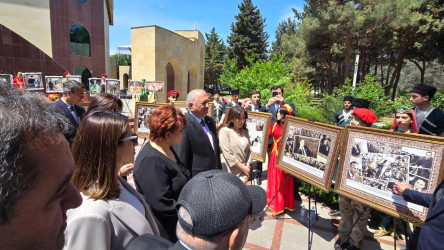 Suraxanıda “Heydər Əliyev -Unudulmaz lider” adlı foto-xalça sərgisi və konsert proqramı təşkil olunub