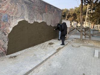 Rayonun qədim tarixə malik Əmircan qəsəbəsində abadlıq işləri aparılır
