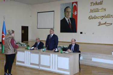 Suraxanı Rayon İcra Hakimiyyətinin başçısı Adil Əliyevin sakinlərlə növbəti səyyar görüşü Əmircan qəsəbəsində baş tutub