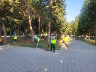 Suraxanı rayonunda iməcilik və abadlıq işləri davam edir