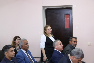 Oktyabrın 8-də Suraxanı Rayon İcra Hakimiyyətinin başçısı Adil Əliyev Zığ qəsəbəsi, Dədə Qorqud yaşayış sahəsində yerləşən 315 №-li tam orta məktəbdə sakinlərlə səyyar görüş keçirib