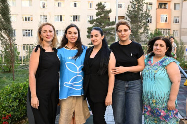 “Bizim həyət” layihəsi çərçivəsində yenilənmiş növbəti həyət sakinlərin istifadəsinə verilib