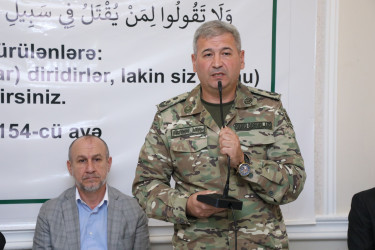 Fatimeyi-Zəhra məscidində 27 sentyabr – Anım günü ilə əlaqədar ehsan süfrəsi açılıb