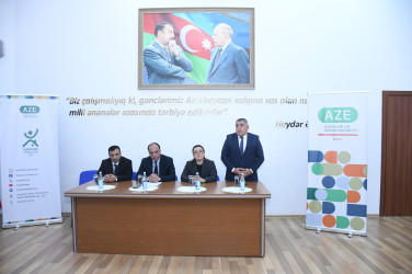 Aprelin 29-da Dini Qurumlarla İş üzrə Dövlət Komitəsinin, Suraxanı Rayon İcra Hakimiyyətinin və Suraxanı Gənclər Evinin birgə təşkilatçılığı ilə “Gənclərin sosial mediada təhlükəsizliyi: dini radikalizmə qarşı təbliğat” adlı maarifləndirici tədbir keçirilib