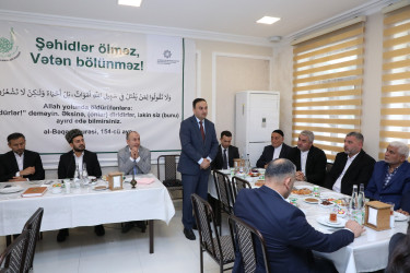 Fatimeyi-Zəhra məscidində 27 sentyabr – Anım günü ilə əlaqədar ehsan süfrəsi açılıb