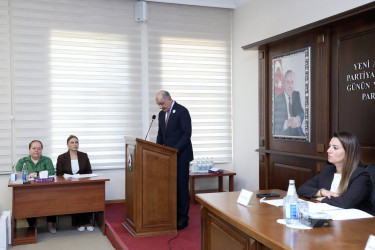 Sentyabrın 17-də Yeni Azərbaycan Partiyası (YAP) Suraxanı rayon təşkilatının XI konfransı keçirilib