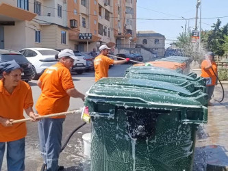 Suraxanı rayonunda iməcilik və abadlıq işləri davam edir