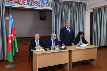 Oktyabrın 8-də Suraxanı Rayon İcra Hakimiyyətinin başçısı Adil Əliyev Zığ qəsəbəsi, Dədə Qorqud yaşayış sahəsində yerləşən 315 №-li tam orta məktəbdə sakinlərlə səyyar görüş keçirib