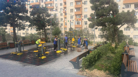 Suraxanı rayonunda iməcilik və abadlıq işləri davam edir