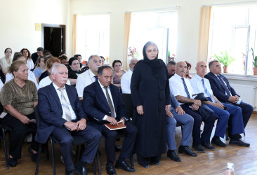 İyulun 22-də RİH başçısı Adil Əliyev 76 nömrəli tam orta ümumtəhsil məktəbdə Hövsan qəsəbə sakinləri ilə görüşüb