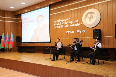 İyunun 13-də Suraxanı Rayon İcra Hakimiyyətində 15 İyun – Milli Qurtuluş Günü münasibətilə tədbir keçirilib