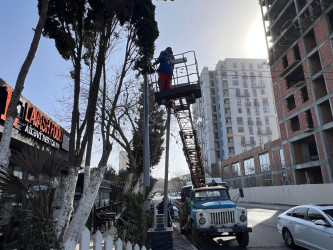 Suraxanıda aparılan genişmiqyaslı abadlıq və təmizlik işləri davam etdirilir