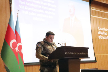 Oktyabrın 15-də Suraxanı Rayon İcra Hakimiyyətində Azərbaycan Respublikasının Prezidenti cənab İlham Əliyevin Yeni Azərbaycan Partiyasının VIII Qurultayındakı nitqindən irəli gələn vəzifələrə  həsr olunmuş müşavirə keçirilib