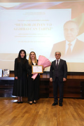 Suraxanıda “Heydər Əliyev və Azərbaycan tarixi” referat-yazı müsabiqəsinin rayon mərhələsinin yekunlarına həsr olunmuş elmi-praktik konfrans keçirilib