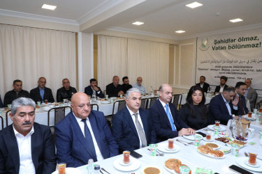 Fatimeyi-Zəhra məscidində 27 sentyabr – Anım günü ilə əlaqədar ehsan süfrəsi açılıb