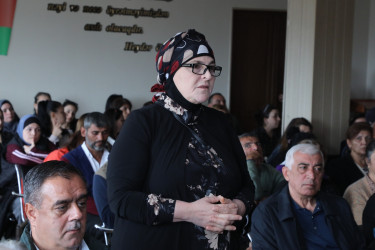 Oktyabrın 15-də Suraxanı Rayon İcra Hakimiyyətinin başçısı Adil Əliyev  A.Muradov adına 84 №-li tam orta məktəbdə Əmircan qəsəbə sakinləri ilə görüşüb