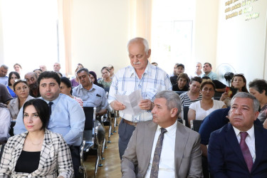 Suraxanı Rayon İcra Hakimiyyətinin başçısı Adil Əliyev avqust ayının 1-də növbəti səyyar görüş keçirib