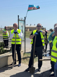 Suraxanı rayonunda iməclik və abadlıq işləri davam edir